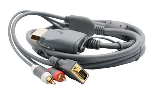 Xbox 360 VGA Cable to use with LCD / LED PC Monitor / Flat Panel