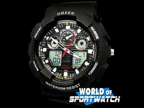 OHSEN Ultimate Analog Digital Mens Quartz Wrist Watch