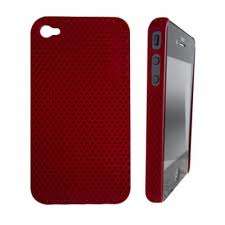 Dark Red Mesh Hard Case for Iphone 4 4G