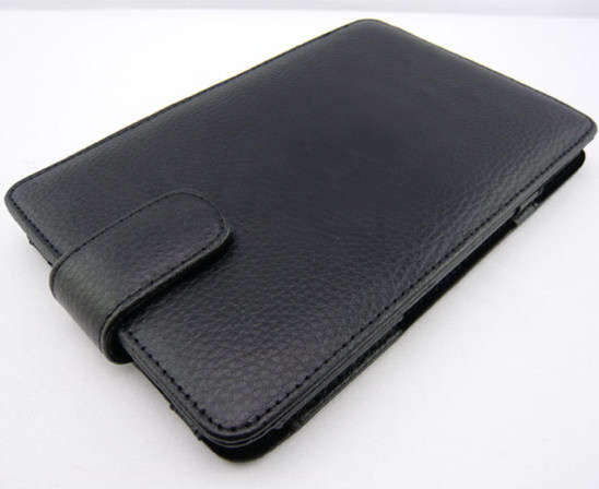Black Flip Leather Case Cover + Screen Guard for Kindle 3 3G Wifi with qwerty Keyboard