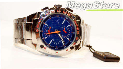 Stylish Active Blue Initial Men's Watch