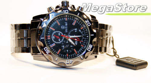 Military Style Initial Men's Watch