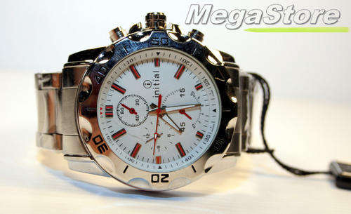 Military Style Initial Men's Watch