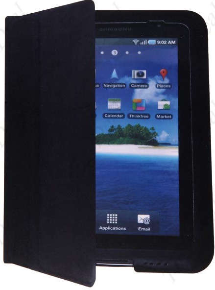 Black Flip Case Cover for Samsung Galaxy Tab P1000
