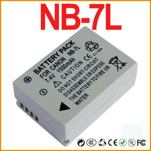 NB-7L Battery for Canon Powershot G10 G11 G12 SX30 IS