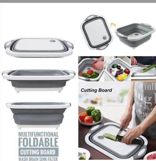 Multifunctional Foldable Cutting Board