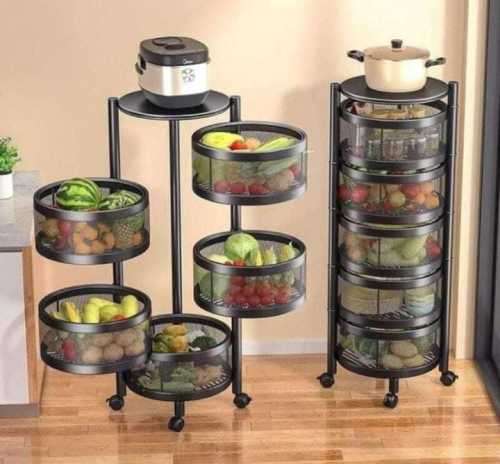4 Layer Rotatable Kitchen Food Storage