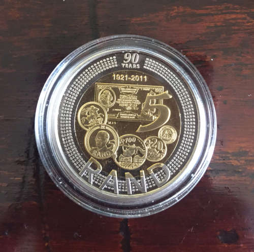 2011 SARB 90th Anniversary Proof R5 - Extremely Rare!