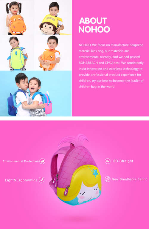 Mermaid Girls School Back Pack