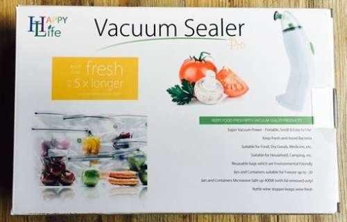 Food Vacuum Sealer Kit 14 Piece (Plus 2 x plastic containers for free)