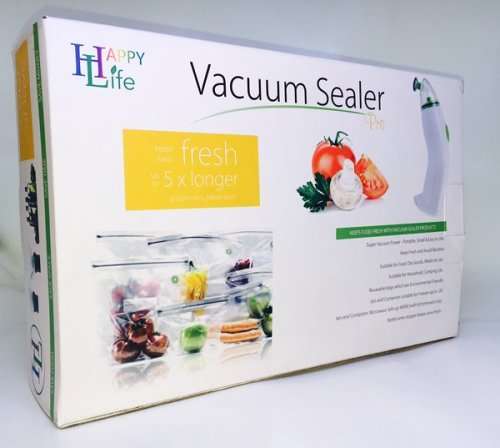 Food Vacuum Sealer Kit 14 Piece (Plus 2 x plastic containers for free)