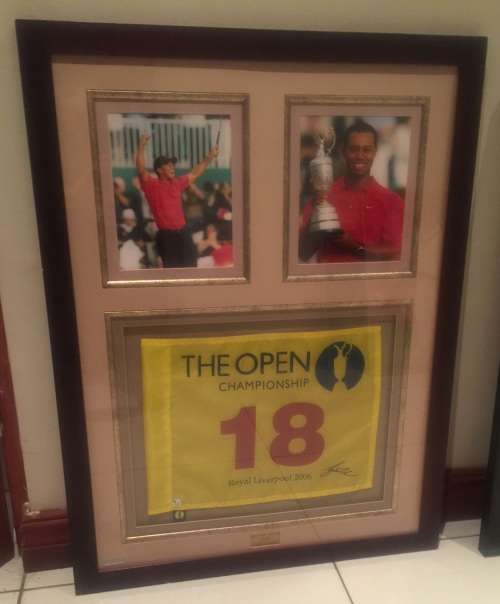 TIGER WOODS ( 2006 BRITISH OPEN WINNER )