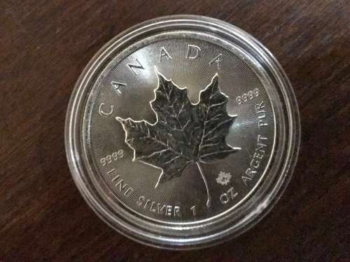 1oz SILVER MAPLE LEAF ( CANADA 2016 )