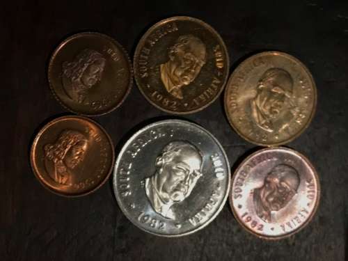 6 x RSA PROOF COINS