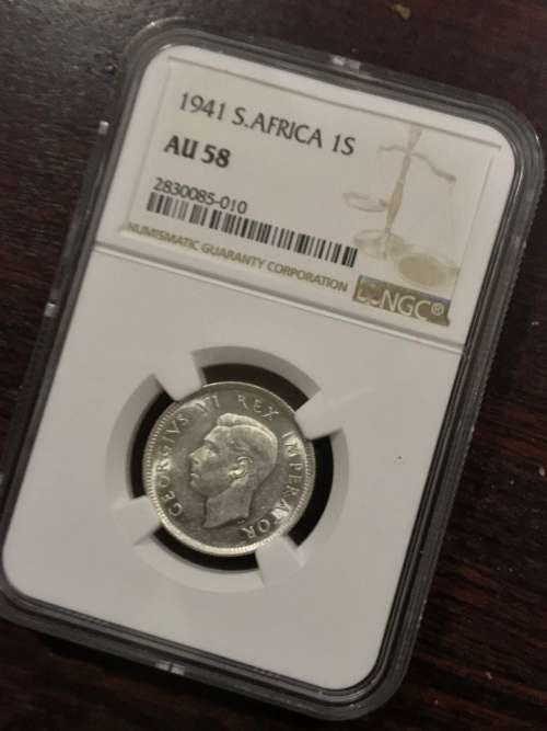 1941 1 SHILLING ( AU 58 )