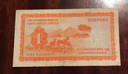 STANDARD BANK OF SA  1 POND ( WINDHOEK ) RARE !!!