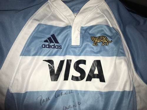 ARGENTINA JAGUAR SIGHNED RUGBY JERSEY