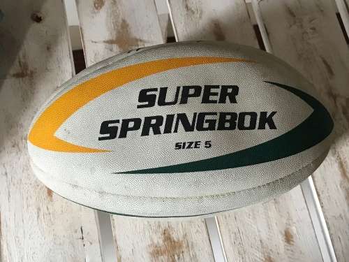 SiGNED SUPER SPRINGBOK RUGBY BALL