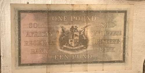 1942 ONE POND BANK NOTE