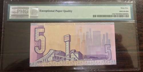 2x PMG GRADED ( R5 * REPLACEMENT NOTE ) GEM. 65 in Sequence!!!