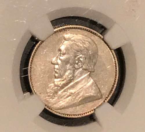 1897 1 SHILLING ( AU DETAILS ) NGC