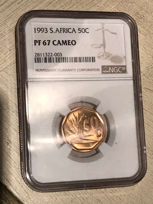 1993 50c PROOF CAMEO 67