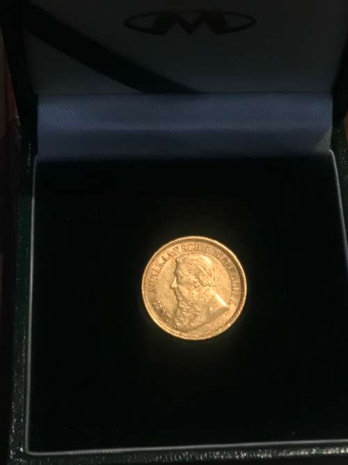 1895 ZAR GOLD 1/2 POND