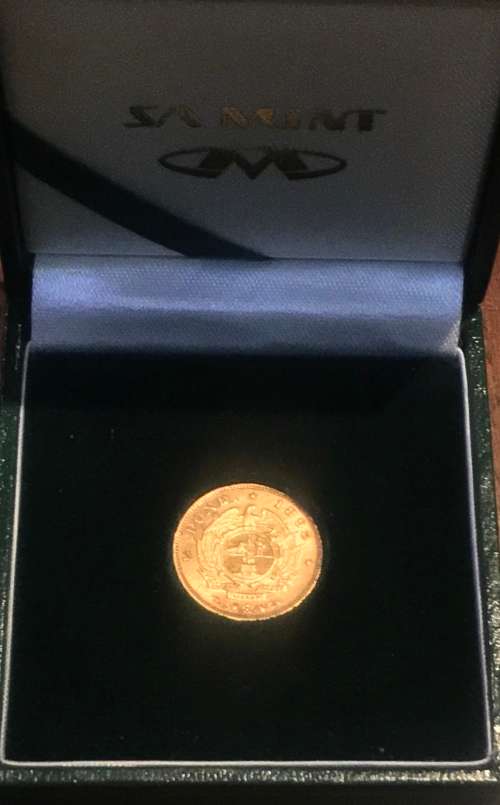 1895 ZAR GOLD 1/2 POND