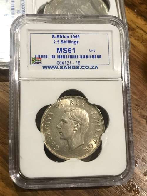 1947 PROOF 1 SHILLING ( PF 64 )