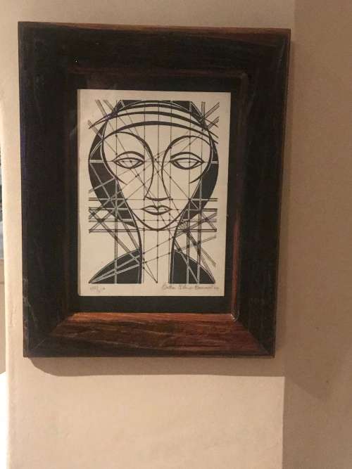 BETTIE CILLIERS BARNARD  ( LINOCUT )