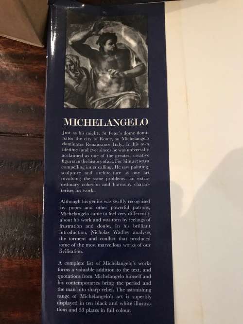 MICHAELANGELO. ( Book. - 53 COLOR PLATES )