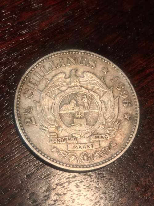 1896 ZAR HALFCROWN