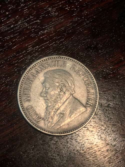1896 ZAR HALFCROWN