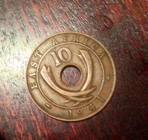 EAST AFRICA 1941 ; ten cents