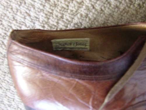 Vintage Ostrich leather shoes for men