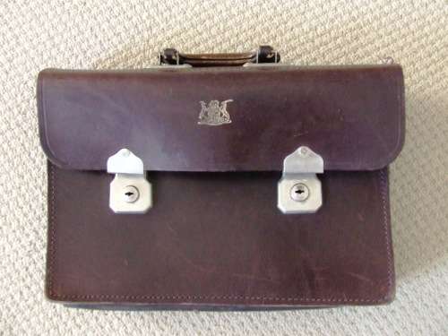 Vintage leather Public Service Briefcase (Pre 1994)