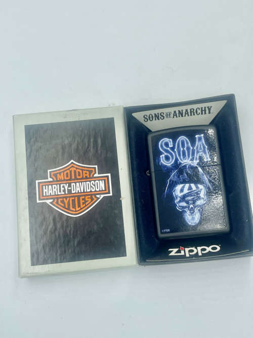 Zippo Harley SOA Skull 29317