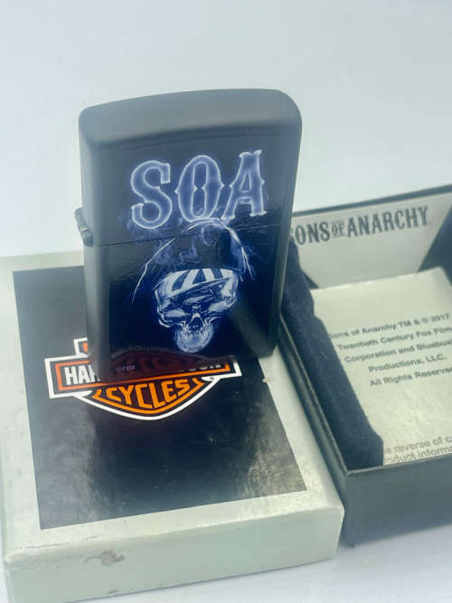 Zippo Harley SOA Skull 29317