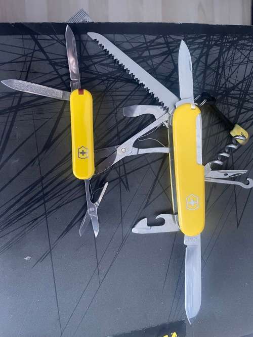 Victorinox Huntsman + Classic Mellow Yellow