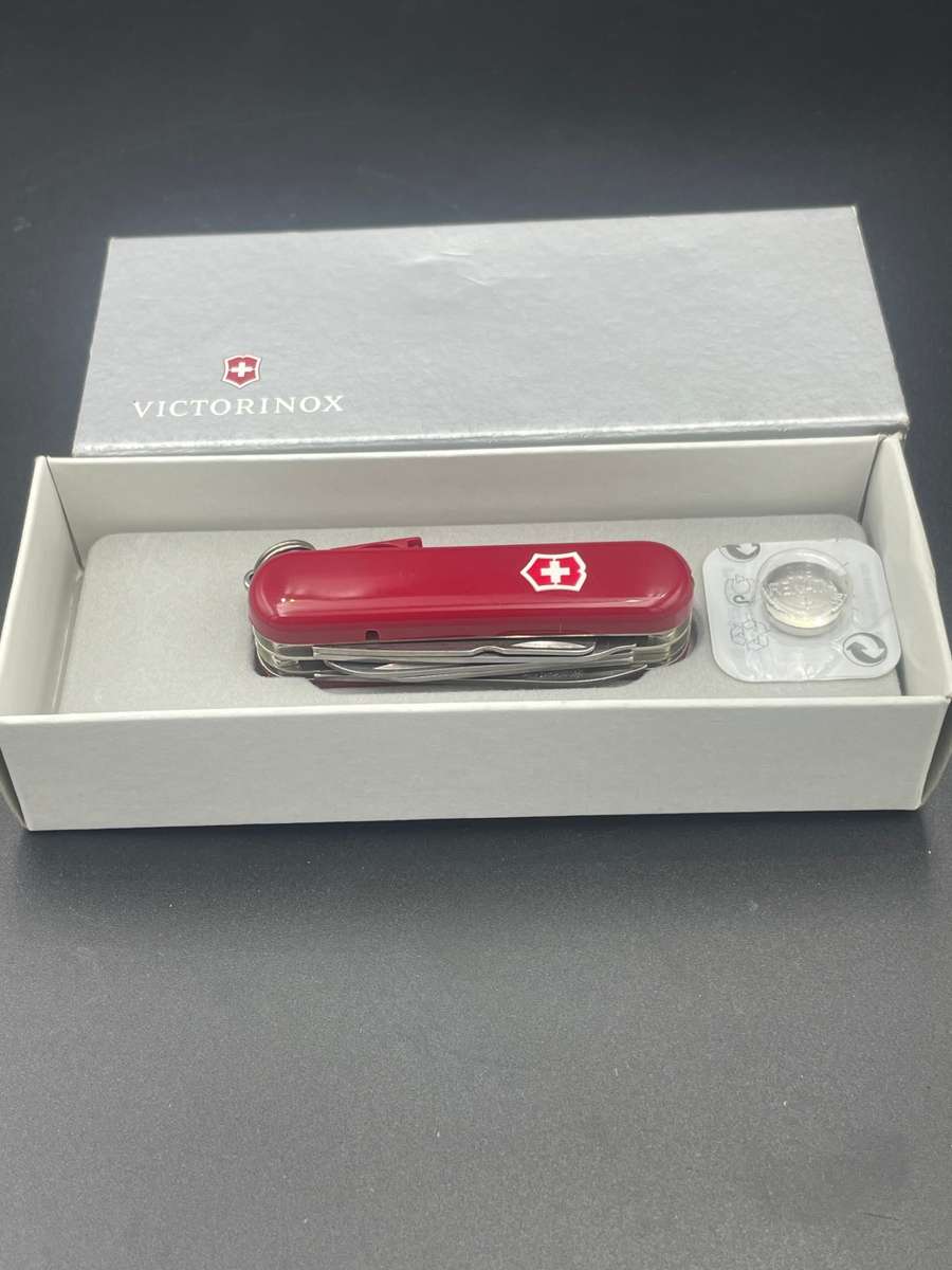 Victorinox Midnite Mini Champ w/LED Light Red 58mm