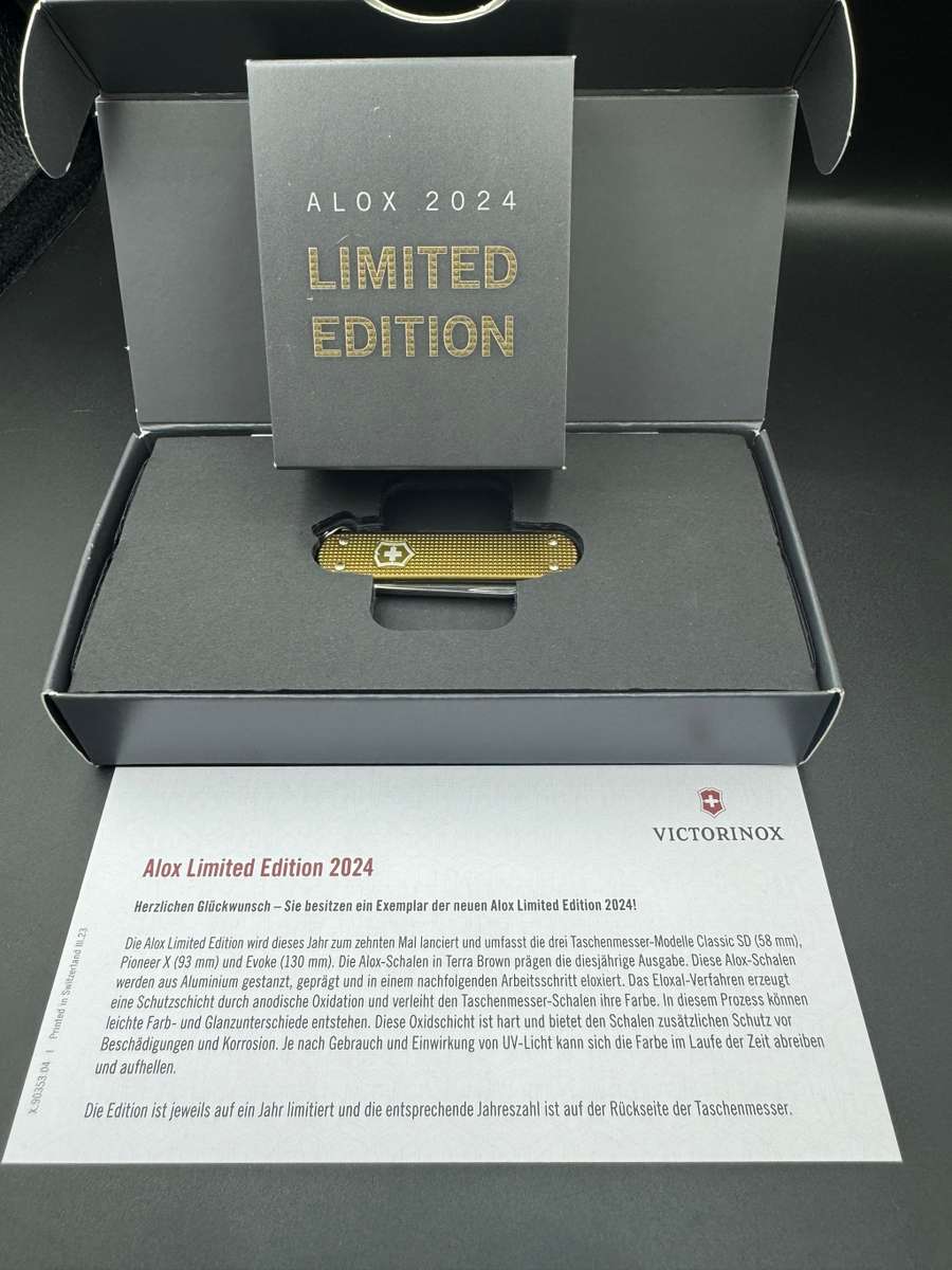 Victorinox Classic Alox Limited Edition 2024 58mm - Terra Brown
