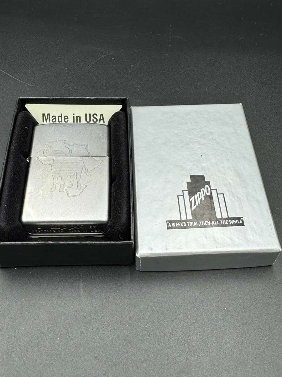 Zippo Africa And Buffalo Design