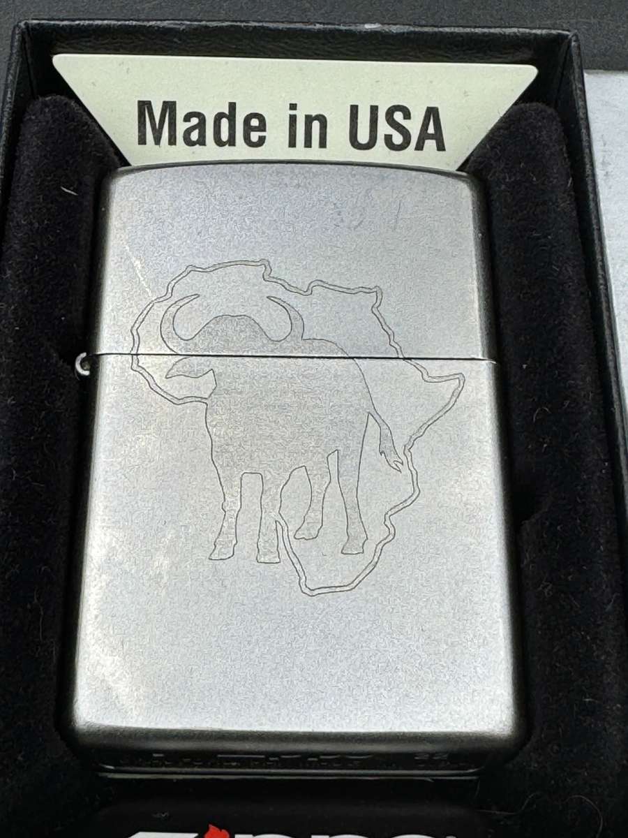 Zippo Africa And Buffalo Design