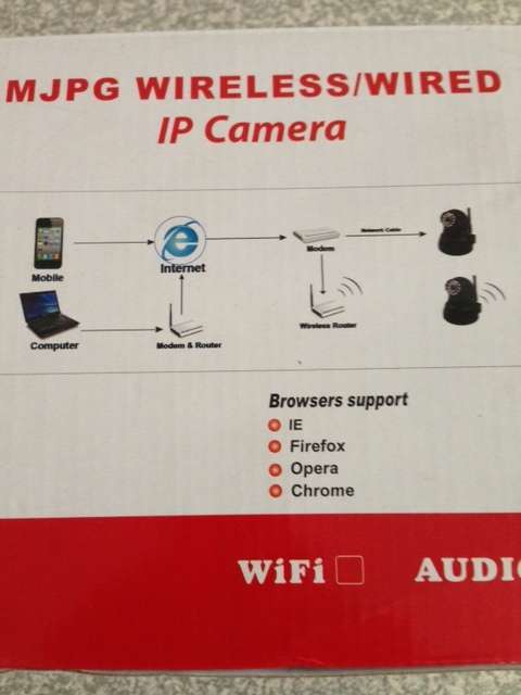 MJPG Wireless / Wired IP Camera