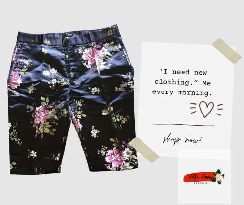 Zara - Formal floral trousers from Zara Basic