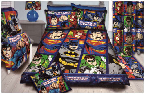 Justice League Single Duvet Cover & Pillow Case Set  HUGE SPECIAL