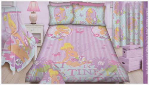 Disney Fairies Tinkerbell Single Duvet Cover & Pillow Case Set