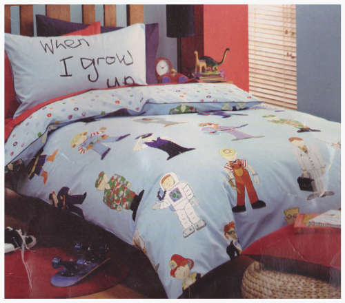 WHEN I GROW UP SINGLE DUVET COVER  SET