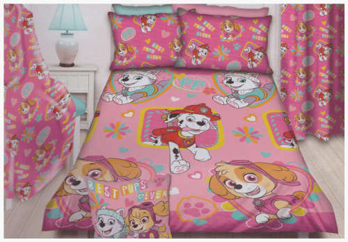 Paw Patrol Girl Double duvet Cover Set