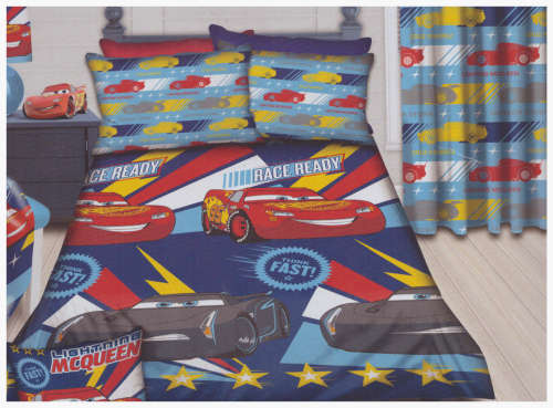 Disney Cars Race Ready Single Duvet Cover & Pillow Case Set